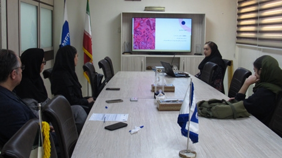 جلسه دفاع از پایان‌نامه دیپلم پژوهشی خانم منیره کیاقادی 