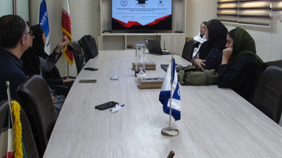 The defense session of the research diploma thesis of Ms. Sara Mehri 