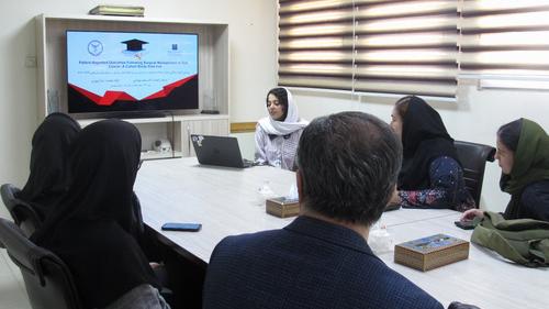 جلسه دفاع از پایان‌نامه دیپلم پژوهشی خانم سارا مهری